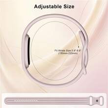 Sports Silicone Watch Band Compatible With Air Fitness Tracker, Soft Breathable Sport-Friendly Replacement Strap, Unisex Waterproof Wristband For Air Screenless Fitness Tracker - one-size - View 5