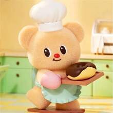 MINISO Butter Bear Business Day Series Blind Box Cartoon Anime Model Handmade Plush Doll Original Authentic Desktop Collection Decor Doll Birthday Gift (Random Delivery, 1pc) - Multicolor - View 3