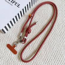 1PC Phone Lanyard Crossbody Halter Chain Phone Case Pendant Strap High-End Feel Women's Dopamine Halter Handheld Fan Rope Sturdy Clip Pad Exquisite Detachable Anti-Loss Anti-Drop - Multicolor - View 6