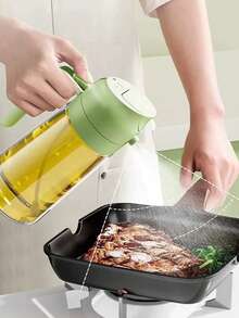 2-In-1 Olive Oil Dispenser, 470ml/600ml, Suitable For Grilling, Salad, Air Fryer, Party And More Cooking Occasions - Multicolor - View 14
