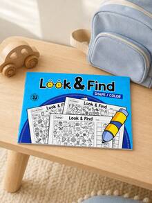Interactive Treasure Hunt Game Book/Sudoku Game, Enhances Brain Ability, Memory And Color Recognition/Durable Travel Educational Cards, Suitable For Home And School/Perfect Gift For Thanksgiving, Easter, Christmas And New Year/Find The Difference - Multicolor - View 10