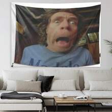 1pc Frank Gallagher Pop Art Tapestry - Soft Fabric Wall Decor With Iconic TV Show Character, Large Horizontal Size Suitable For Living Room And Bedroom Party Decoration - Perfect Gift For Fans And Pop Culture Home Decor - Multicolor - View 5