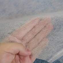 Black And White Double-Sided Heat-Bonded Non-Woven Interlining, Used For Dresses, Fabric Decoration And DIY Handmade Crafts Heat-Bonded Sewing Material. - Multicolor - View 2