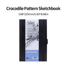 Hardcover Sketchbook, Blank Drawing Notebook With Elastic Band, Portable Art Journal For Sketching, Doodling And Journaling - blank - View 8