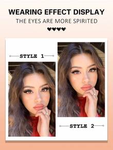 20 Pasang Bulu Mata Palsu Tebal dan Bervolume, Bulu Mata Palsu Keriting dan Tipis, Bulu Mata Strip Penuh, Bulu Mata Imitasi Mink Tampilan Alami, Bulu Mata Dramatis 3D, Bulu Mata Cat Eye Lembut Multi-Lapisan untuk Kerja Sehari-hari & Pesta, Festival, dan Riasan Pertunjukan - View 5