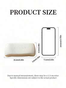 1pc Luxury Hard Shell Fashion Eyeglass Case, Protective Eyewear Storage Box, Women's Designer Accessory, Perfect Gift For Her CELINE-GIFT-19 - White - View 7