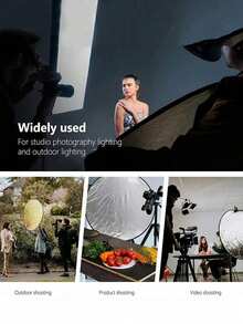 A4 Size 45cm 2-In-1/3-In-1 Reflective Board Gold/Silver Mini Portable Photography Reflector, Foldable Outdoor Shooting Fill Light Board, Portrait Photography Fill Light Board, Photography Reflective Board, Portable Foldable Outdoor Selfie Prop - Multicolor - View 6
