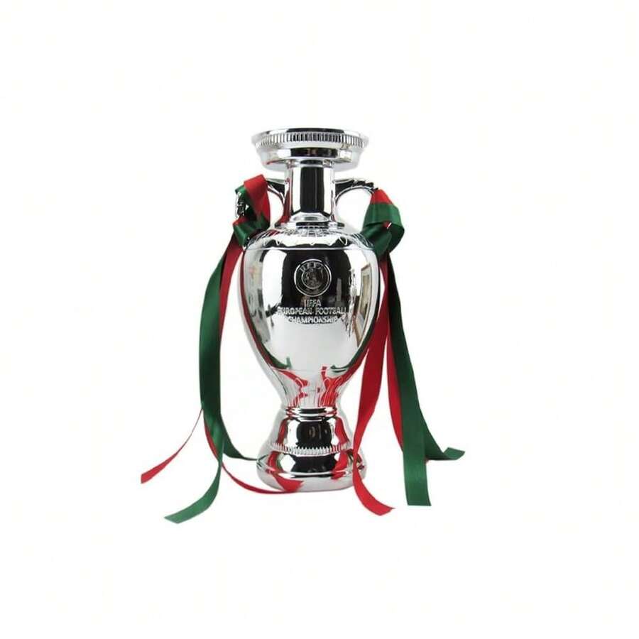 Yiwoop Europe Soccer Trophy 6/10/13/17IN Championship Trophy Awards Cup Football Cup Fans Souvenir - 10inch/26cm(ChampionshipupdatedtoItaly) - View 1