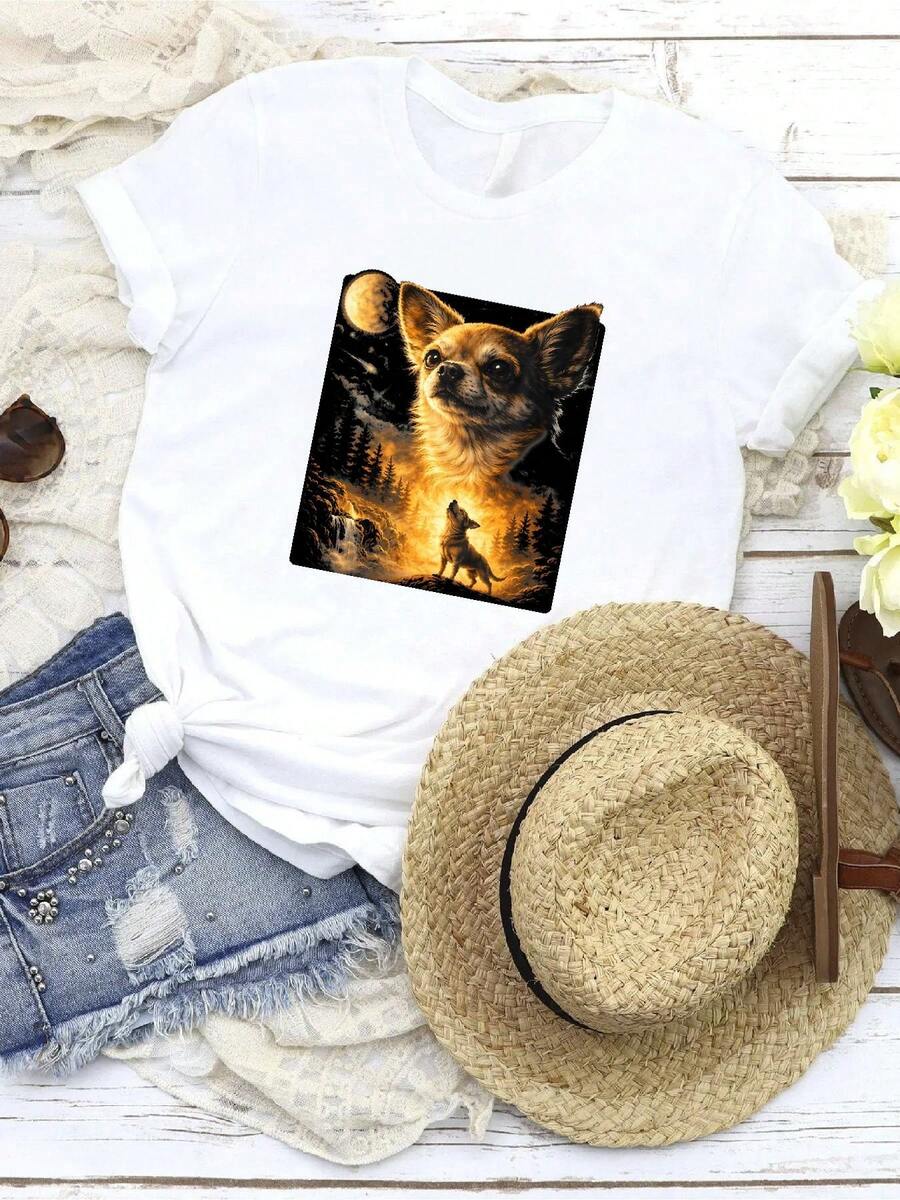Women T-Shirts - 白色 - 查看 1