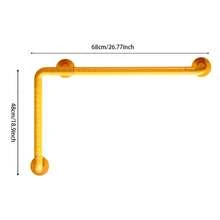 YUNRUX Bathroom Grab Bar, L-Shaped Handrail, Stainless Steel Safety Rail For Seniors - A - View 2