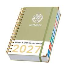 2027 January-December Planner, King Of Forest Hardcover Deluxe Magazine, 400 Pages Daily/Weekly/Monthly Layout, Self-Discipline Habit Tracking Notebook, Goal Setting And Time Management Portable Organizer, Student School Office Supplies Academic Agenda Organizer, Multi-Functional Monthly Calendar For Student Office And Business Use - Rectangle - View 15
