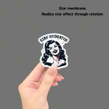 Stay Hydrated Vampire Blood Halloween Sticker | Kindle, Bookish, Booktok, Book Lover, Laptop, Water Bottle - Star Film - View 12