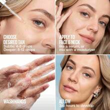 Maybelline مايبلين سوبر ستاي صيف شوت قطرات تسمير طويلة الأمد 30 مل - تسمير ذاتي، تسمير الوجه، سيروم شفاف - لن أرجواني شاحب - مشاهدة 7