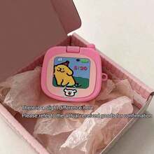 1個創意翻蓋鏡面 Pro 2 保護殼，卡通 4，Apple 藍牙耳機保護殼，第2代 Pro 2 矽膠軟殼，第3代防震保護殼 - 彩色 - 查看 2