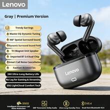 Lenovo EA269 Earbud Nirkabel Bluetooth 5.4, Peredam Kebisingan Panggilan, Tahan Keringat IPX5, Latensi Audio Mode Gaming yang Dioptimalkan, Kontrol Sentuh, Cocok untuk Olahraga dan Gaming Sehari-hari - View 10
