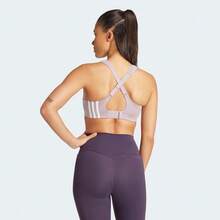 Adidas Women's High-Intensity Workout Fitness T-Shirt Underwear - Lotus Root Purple - View 2