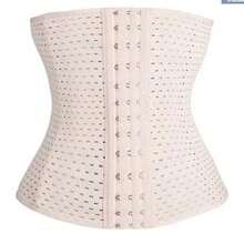 Women's Daily Wear Waist Shaping Corset, Steel Bone Support Tummy Control Shapewear With Adjustable Hooks - Multicolor - View 12