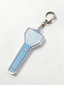 1pc K-POP Lightstick Keychain, Mini Acrylic Lightstick Keychain, Monster/NEW Jeans/TWICE/EXO/TXT, Perfect Gift For Fans, Convenient To Carry And Collect, K-POP Lightstick Keychain, Gift, MOA Keychain, Carat Merchandise, Stay Accessories, TWICE/Once Gift, Lightstick, ARMY Collectibles - Multicolor - View 13