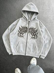 Impala Men Zip-Up Hoodies - Grey - View 1