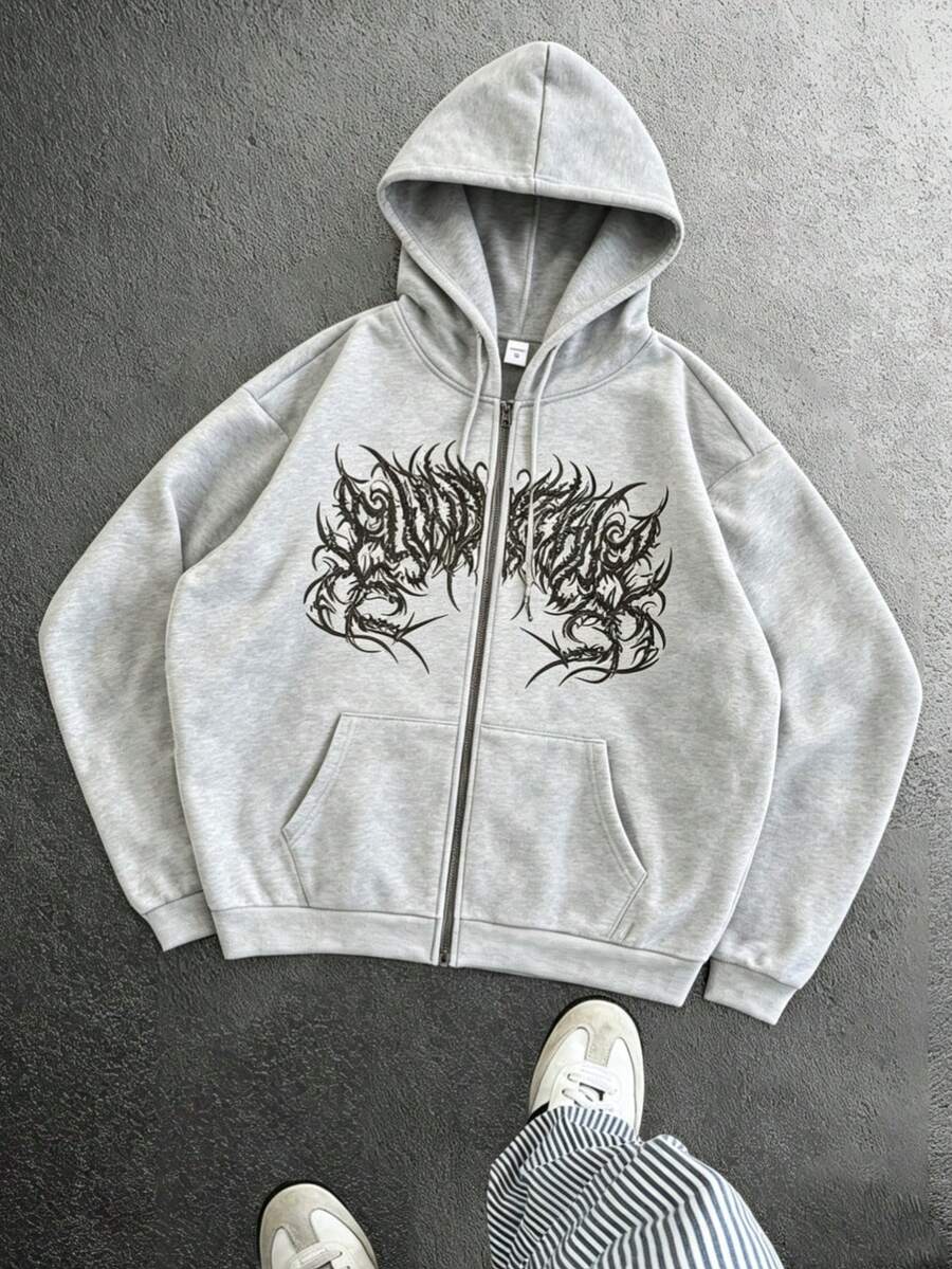 Impala Men Zip-Up Hoodies - Grey - View 1