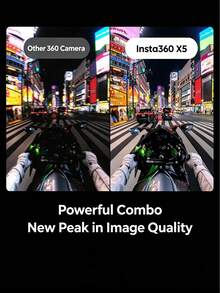 Insta360 X5 Edisi Standar | Mendukung perekaman video 8K, tahan air, kamera aksi panorama 360 derajat | Performa pemotretan malam yang kuat, kompatibel dengan "tongkat selfie tak terlihat" 100% Baru, Hanya Diaktifkan - View 4