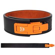 BOXERGING Powerlifting Fitness Weightlifting Belt Quick Release Buckle Squat Deadlift Cowhide Leather Lever Belt Professional Bodybuilding Protective Gear For Men - Multicolor - View 10