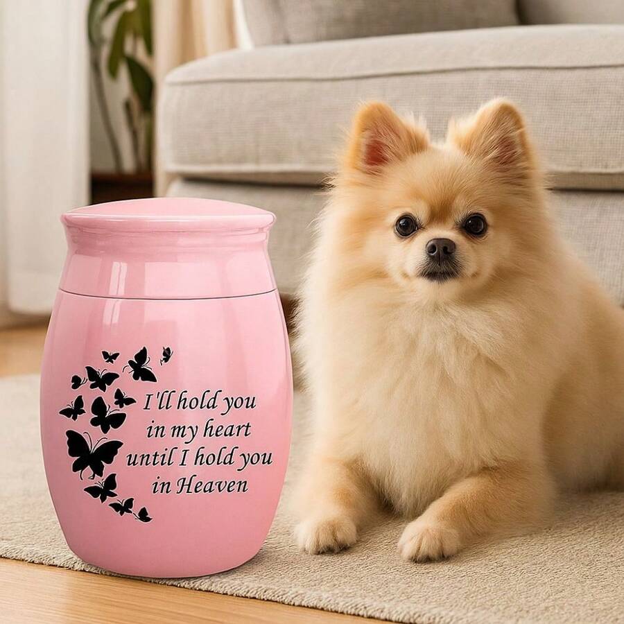 Memorial Pet Urn Funeral Container, Keepsake Jar For Dogs Cats Bunny Puppy Kitten Ashes, Durable Storage For Cherished Memories - Multicolor - View 1