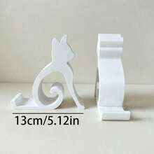 Cat Phone Stand, Suitable For All Phones And Tablets, For Bed, Office And Car Use, Cute Cat Design, Hands-Free Video Calls, Essential For Pet Lovers, Fun Cat-Shaped Phone Holder - A - View 8