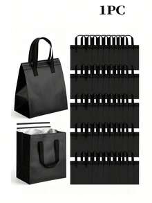 1/10pcs Heavy Duty Insulated Delivery Bags, High Thermal Insulation, With Top Seal And Hanging Hole, Orange, Suitable For Pizza, Coffee, Restaurant, Supermarket, Seafood Transport Food Delivery Supplies, 50pcs Individually Packed, Non-Food Contact - Multicolor - View 17