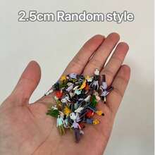 20pcs Miniature Colorful 1:50 Scale Figures - Typical People Made Of ABS Plastic, Used For Making Landscapes, Railways, Buildings And Theater Miniatures (2.5cm Small Size) - Multicolor - View 2