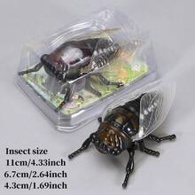 Realistic Insect Wind-Up Toy Model: Crawling And Glow-In-The-Dark - Educational Insect Museum Toy For Teens, Develops Visual And Hand-Eye Coordination Skills, Interactive Toy Party Gift - Multicolor - View 4