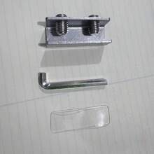 5个带钥匙的可调节铝合金推拉窗锁，窗户安全锁，适用于水平推拉门窗 - 彩色 - 查看 17