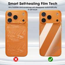 6pcs Back Hydrogel Film Screen Protector Compatible With IPhone 18 Pro Max 18 Pro 17 16 15 14 13 12 11 16e Plus X XS XS Max XR Mini Soft Screen Protector, Anti-Scratch, Anti-Fingerprint, Full Coverage, Bubble-Free - 6 Pieces - View 7