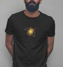 Holy Ghost Christian Catholic Religious Cotton Tee - 黑色 - 查看 1