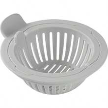 1pc Kitchen Sink Strainer, Drain Clog Preventer, Home Dishwashing Sink Vegetable Basin Colander, Water Filtration Tool, Semi-Automatic Leftover Food And Vegetable Leaf Disposal, Essential For Home Kitchen, Mini Colander, Christmas, Halloween - A - View 14