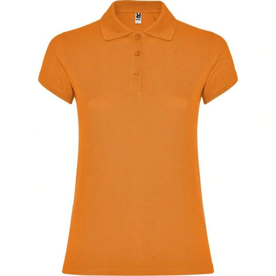 Roly Womens/Ladies Star Polo Shirt - Orange - View 1
