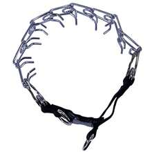 Quick-Release Martingale Pinch Training Collar, 21" Black - Black - View 4