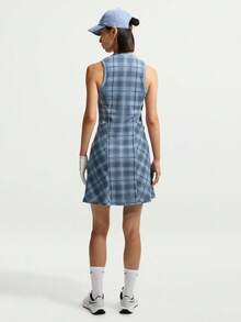 Nike Women's AS W NK DF FF NOV Polo Dress Sleeveless Dress IO0354-486 - Dusty Blue - View 5