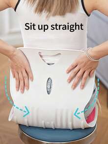 Ergonomic Posture Correction Cushion (Insert Only), Large Back Support Pad For Adult Chairs And Furniture, Helps Correct Posture, Relieves Lower Back Discomfort, Portable Lumbar Support Design - A - View 5