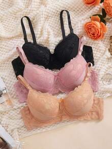 Women Bras & Bralettes - Multicolor H - View 5
