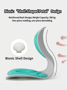 Ergonomic Posture Correction Cushion (Insert Only), Large Back Support Pad For Adult Chairs And Furniture, Helps Correct Posture, Relieves Lower Back Discomfort, Portable Lumbar Support Design - A - View 11