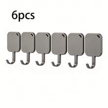 3 buah Gantungan Kulkas Magnetik Perekat Kuat, Pengatur Penyimpanan Dinding, Pemasangan Mudah, Rak Gantung Hemat Ruang Dapur, Solusi Pengorganisasian Rumah, Tahan Karat, Dudukan Logam Tugas Berat - Grey - View 9