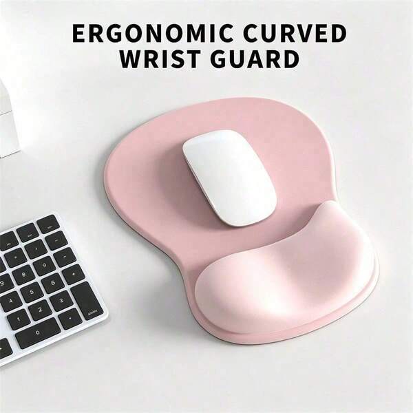 Silicone Ergonomic Wrist Pad | A Mouse Pad That Fits Snugly On The Wrist, Available In Multiple Colors, Suitable For Laptops/Desktops, With A Silicone Anti-Slip Pad On The Bottom.