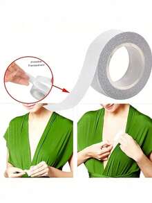 36/72pcs Double-Sided Anti-Slip Transparent Tape For Blouse, Shirt Collar, Dress - Transparent - View 11