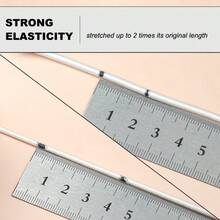 1pc 5 Yards 2mm Soft Round Elastic Band Flat Rubber Band Waistband Elastic Rope For Mask Making - Multicolor - View 7
