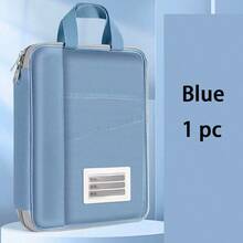1pc Nylon Transparent File Bag, Portable Student Shoulder Bag, Suitable For Storing Homework, Exam Papers, Back To School Stationery Organizer - Single Piece - View 13