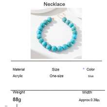 1pc High-End Elegant Jade Beaded Necklace, Summer Beach Vacation Style Gemstone Beaded Necklace, Women's Jewelry Niche Design Premium Accessory Gift - Beads - View 13