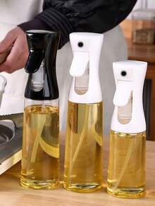 Botol Semprot Minyak Transparan Modern Plastik Putih/Hitam dengan Kuas, Alat Semprot Minyak Dapur, Cocok untuk Berkemah, BBQ, Salad, Memanggang, Memasak, Menggoreng, Pesta, Peralatan Dapur/Peralatan BBQ - Berbagai gaya - View 2