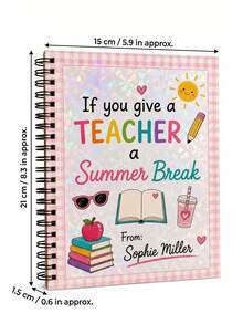 Customized Text Coil Notepad, Suitable For Daily Record Needs In Office Settings. A High-Quality Gift For Expressing Gratitude, It Can Be Used For Office Records, Lesson Plan Planning, And Daily Note-Taking. - Multicolor - View 3