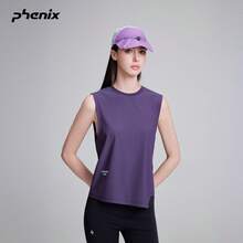 +Phenix Phoenix Women's 2026SS New Outdoor Sun Protection Asymmetrical Sleeveless Knit Tank Top - Mystic Purple - View 2